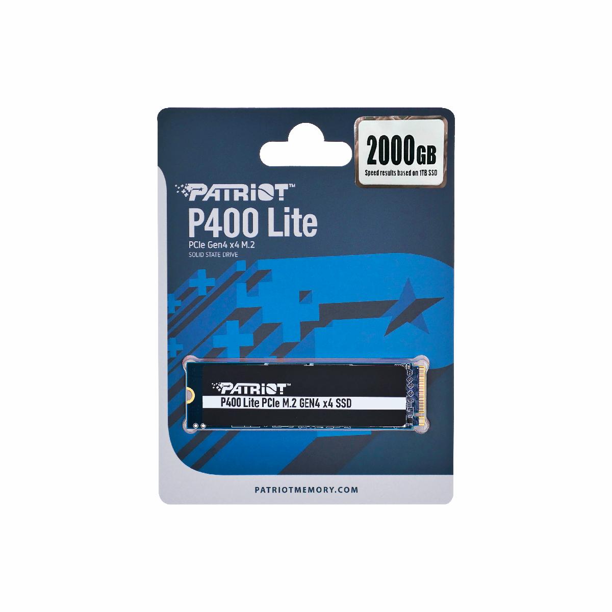 Patriot P400 Lite M.2 NVMe 2280 SSD – High-Speed PCIe 4.0 Storage Patriot P400 Lite M.2 NVMe 2280 SSD – High-Speed PCIe 4.0 Storage